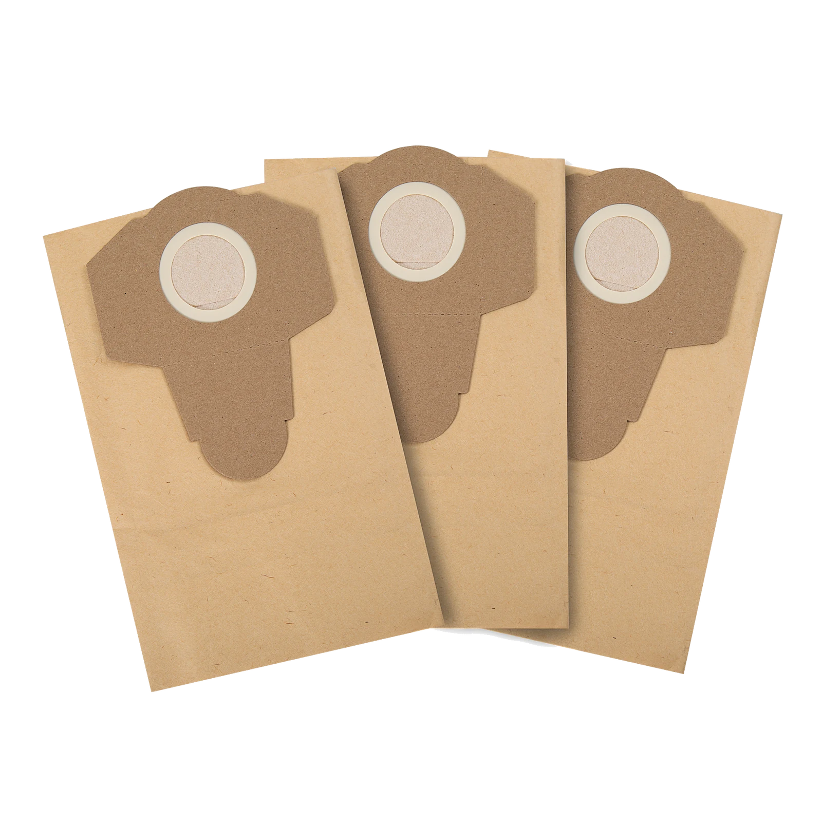 PowerFit 20L Paper Dust Bag, 3 Pack, Brown