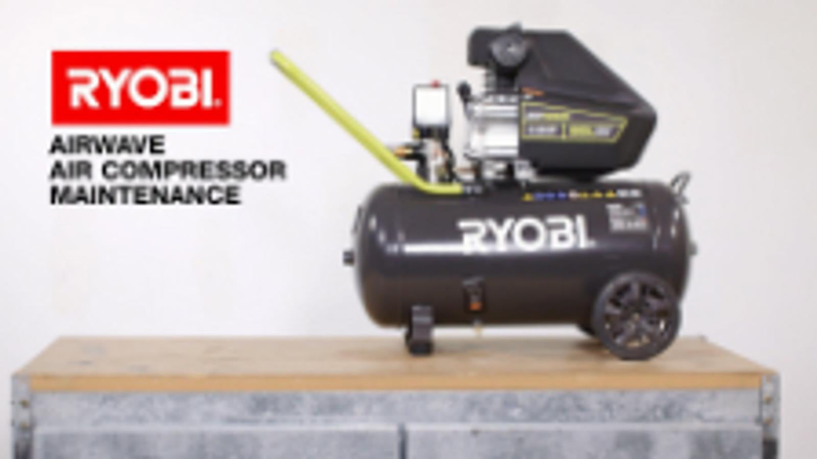 Ryobi Airwave 50L 1500W 240V Air Compressor 115 PSI Portable RA-C2550-G