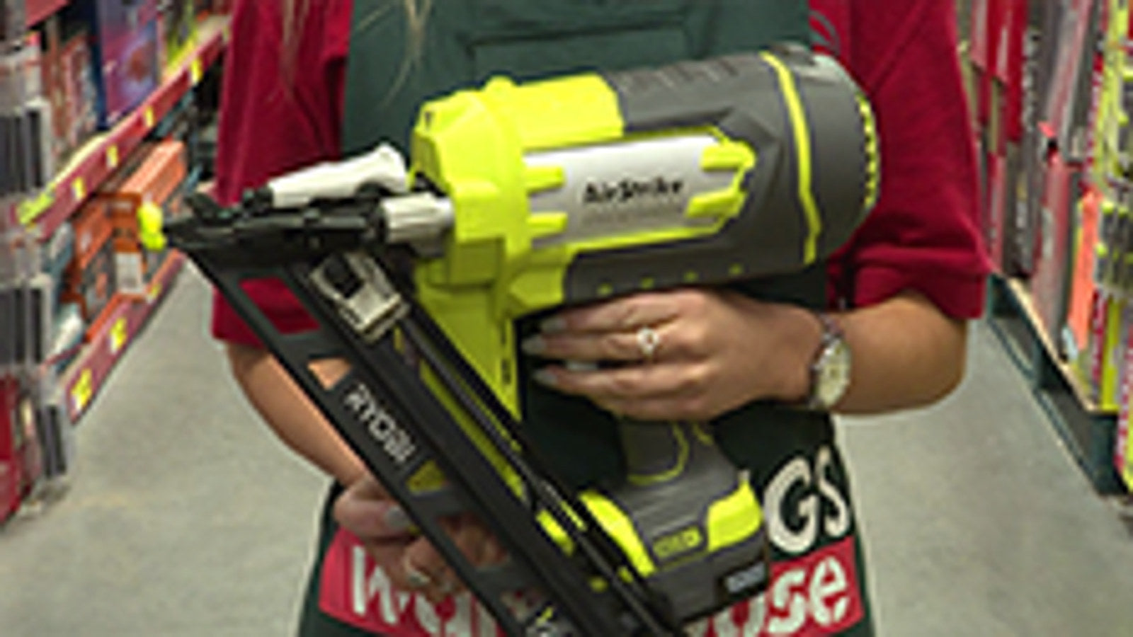 Ryobi 18V ONE+ 15GA DA Cordless Brad Nailer, Strip, Tool Only R18NL15-0