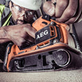 AEG 18V Brushless 75mm Belt Sander Skin Only BHBS18B-0