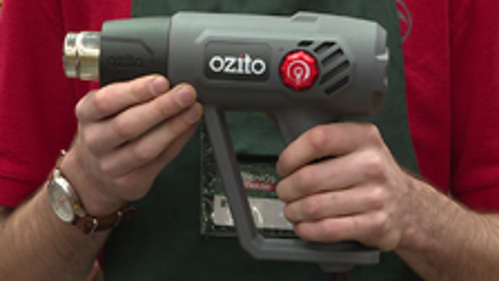 Ozito 2000W Variable Temperature Heat Gun HGN-2100 - 50 to 600 Degrees, Case Included