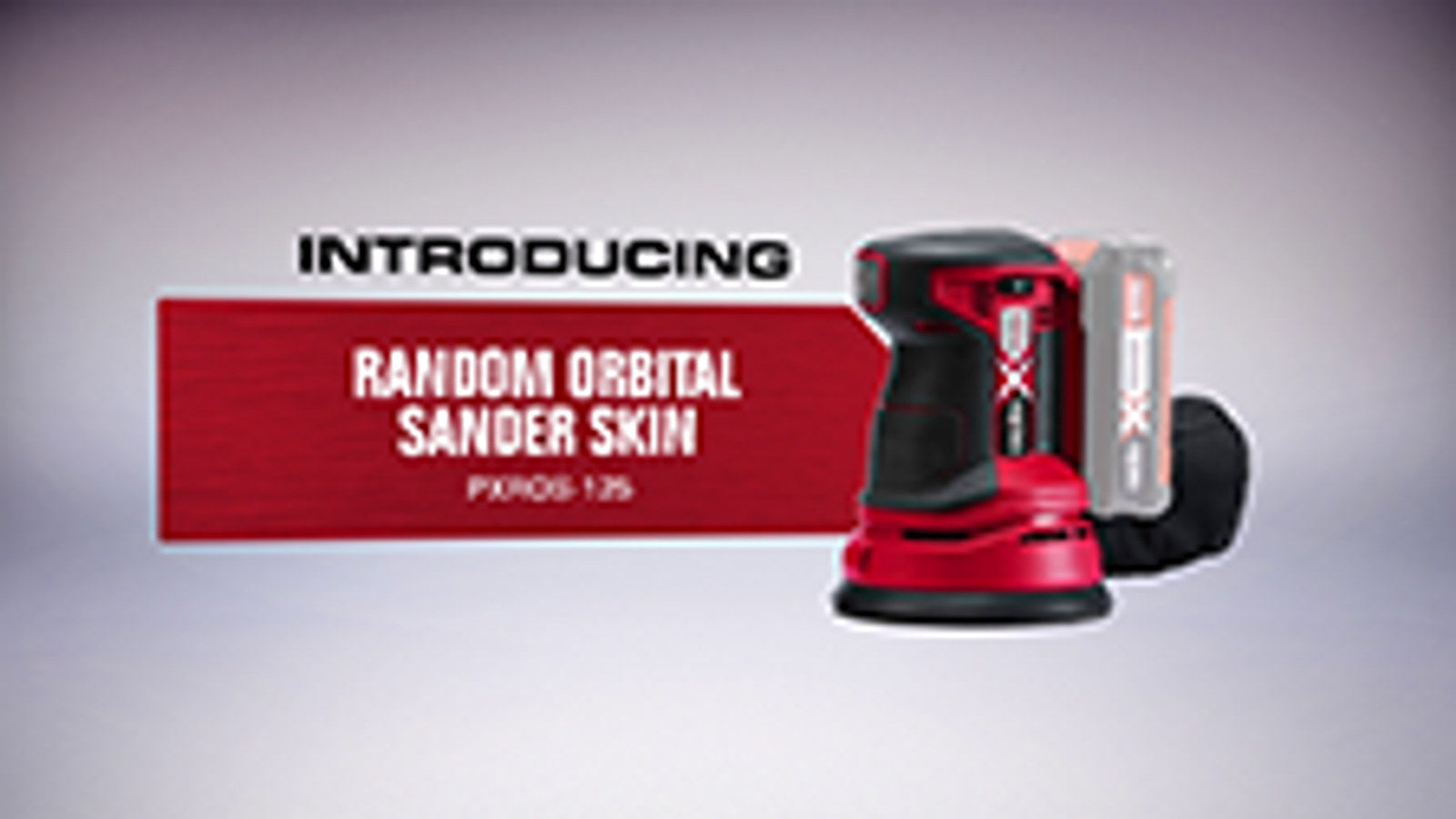 Ozito PXC 18V Cordless 125mm Random Orbital Sander - Skin Only PXROS-125