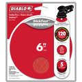 Diablo 150mm 120 Grit Random Orbital Sanding Disc - 5 Pack