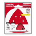 Diablo 93 x 93mm Assorted Grit Delta Detail Sander Sheets - 10 Pack