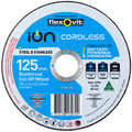 Flexovit 125mm Ion Cordless Reinforced Cut Off Wheel - Zirconia