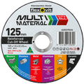Flexovit 125 x 1.0 x 22.2mm Multi Material Reinforced Cut Off Wheel - Silicon Carbide