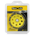 Flexovit 100mm Single Row Diamond Cup Grinder for Angle Grinders