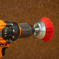 Josco 75mm Red Abrasive Nylon Cup Brush for Angle Grinders