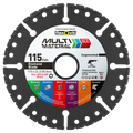 Flexovit 115mm Diamond Multi Blade for Angle Grinders - Multi Material Cutting