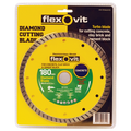 Flexovit 180 x 2.6 x 25/22mm Turbo Diamond Blade