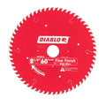 Diablo 216mm 60T Fine Finish Circular Saw Blade - 30mm Arbor for Cabinets & Furniture