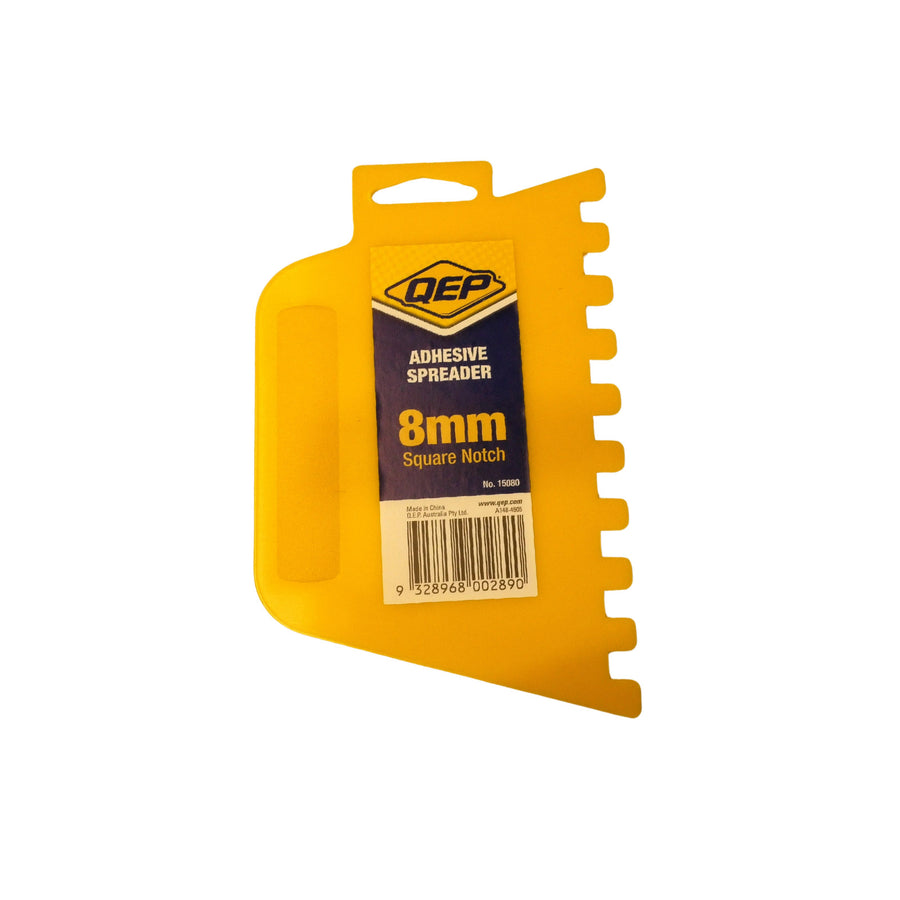 QEP 8mm Square Notch Plastic Tile Adhesive Spreader