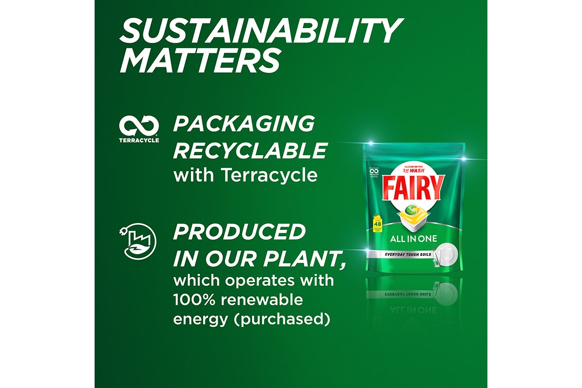Fairy All In One Lemon 300 Dishwasher Tablets (3 x 100 Pack)