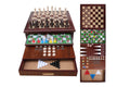Kogan 15-in-1 Games Board (Dark Brown)