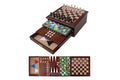 Kogan 15-in-1 Games Board (Dark Brown)