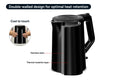 Kogan Double Wall Kettle (Black)