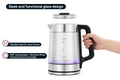 Kogan SmarterHome™ 1.7L Double Wall Glass Smart Kettle (Stainless Steel)
