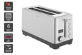 Kogan 4 Slice Long Slot Stainless Steel Toaster