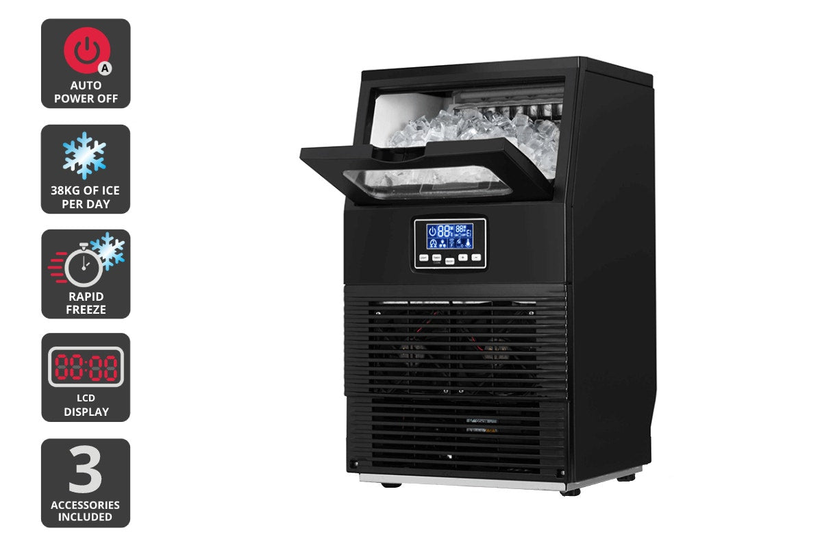 Kogan 38kg Commercial Ice Cube Maker - SuperSaverAU - view 1
