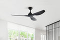 Kogan 132cm DC Motor Ceiling Fan with Remote (Black)