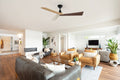 Kogan 132cm DC Motor Ceiling Fan with Remote (Oak/Walnut/Beige)