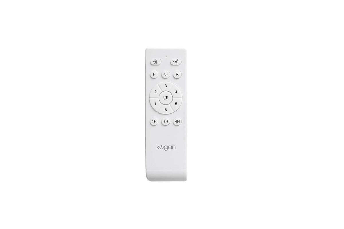 Kogan 132cm DC Motor Ceiling Fan with Remote (Oak/Walnut/Beige)