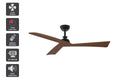 Kogan 132cm DC Motor Ceiling Fan with Remote (Walnut)