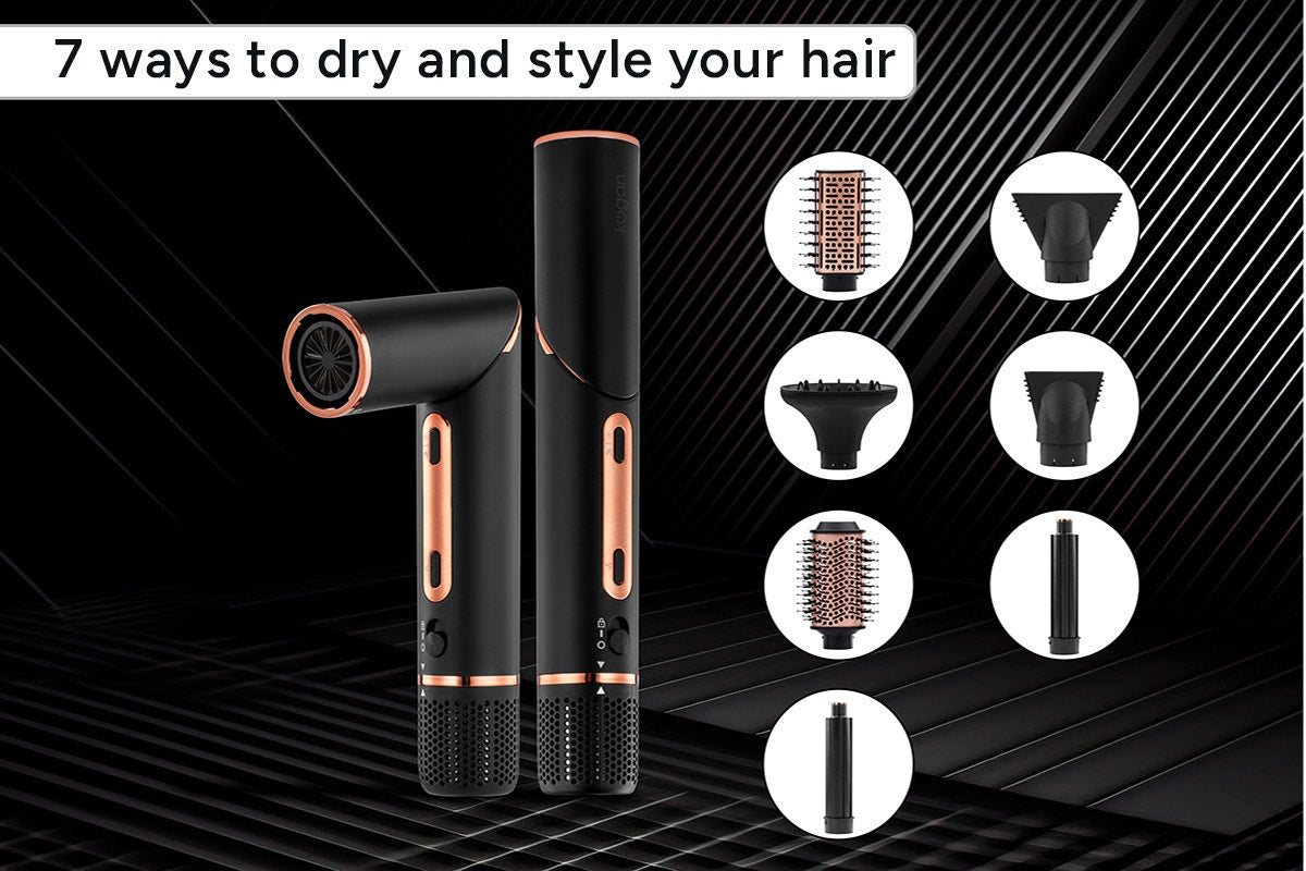 Kogan SalonPro 7-in-1 Hair Styler (Black)