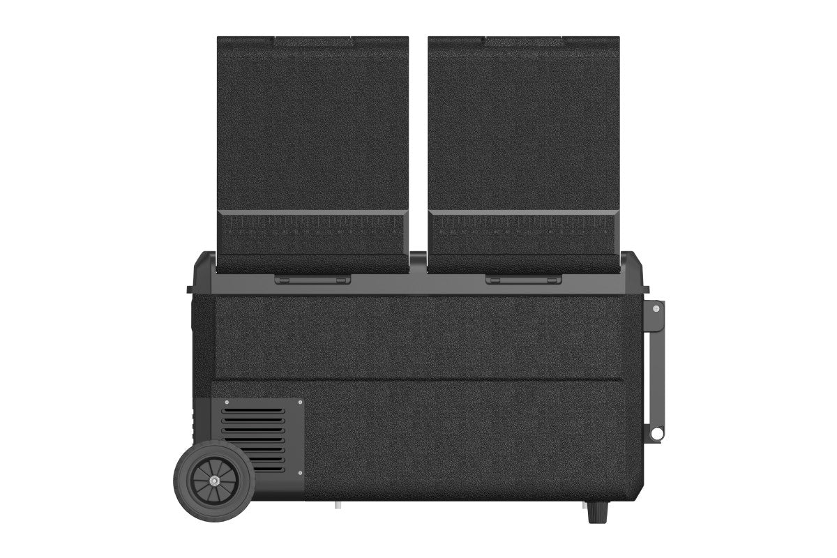 Kogan 75L Dual Zone Portable Fridge Freezer with Wheels