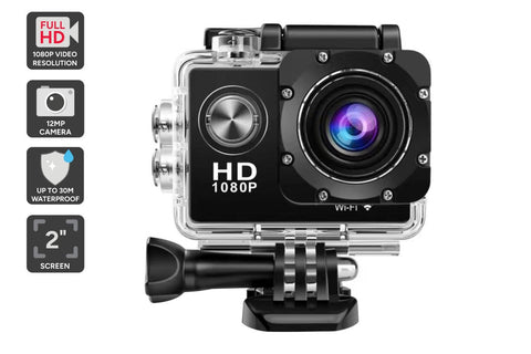 Kogan 1080P Action Camera Waterproof with Case