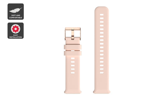 Silicone Strap for Kogan Active Slim Smart Watch  - Rose Gold)