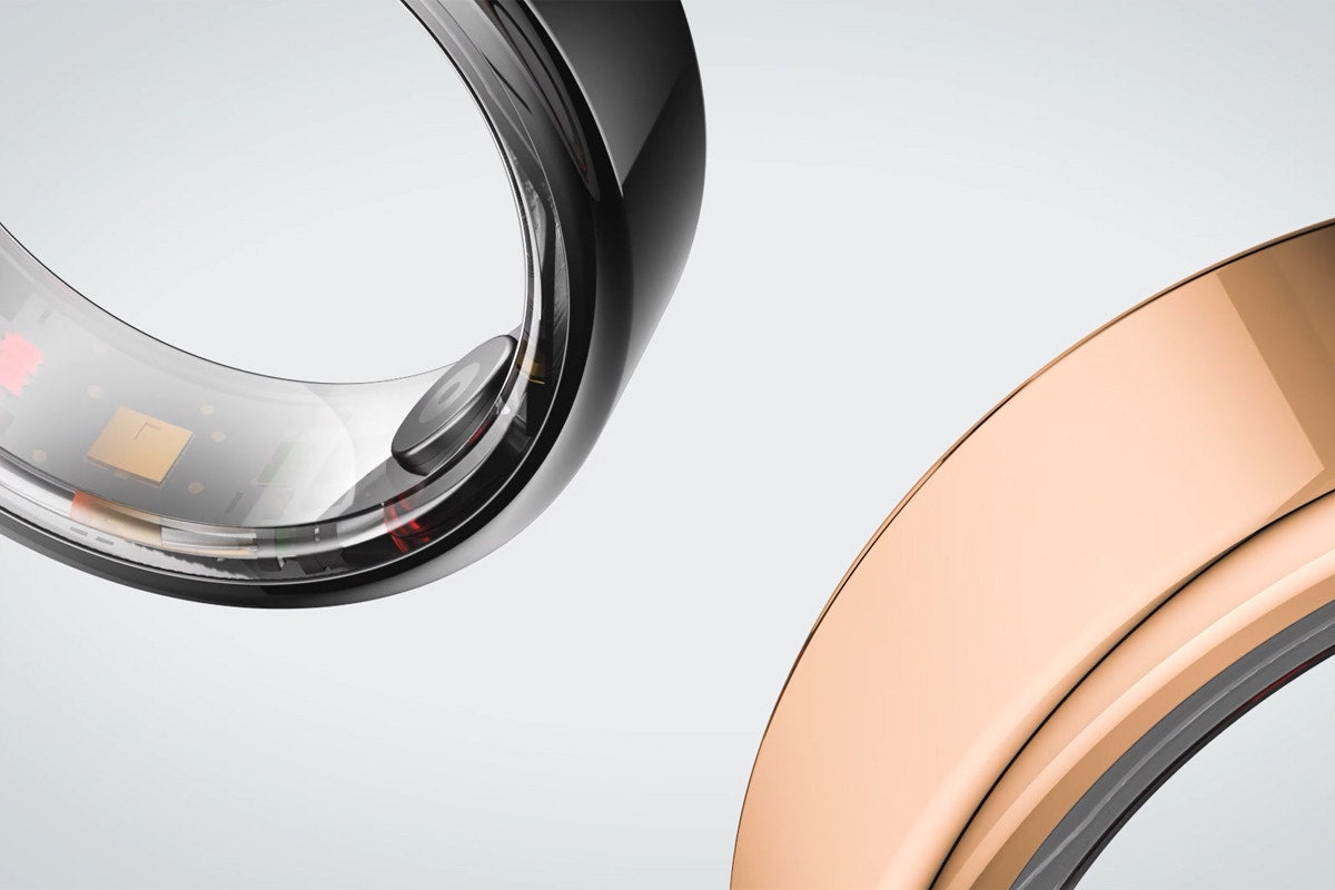 Kogan Aura Smart Ring (Rose Gold; Size 7)