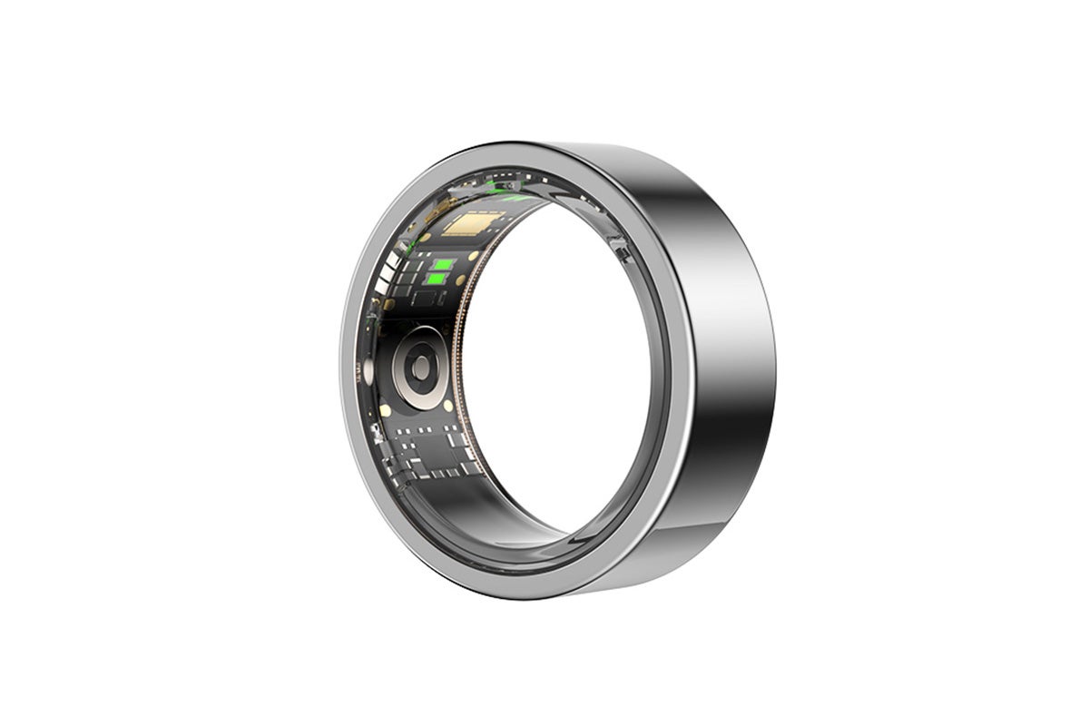 Kogan Aura Smart Ring (Silver, Size 12)
