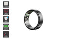 Kogan Aura Ti Smart Ring (Titanium, Graphite, Size 9)