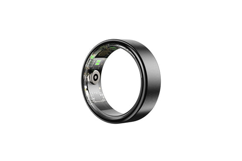 Kogan Aura Ti Smart Ring (Titanium, Graphite, Size 12)