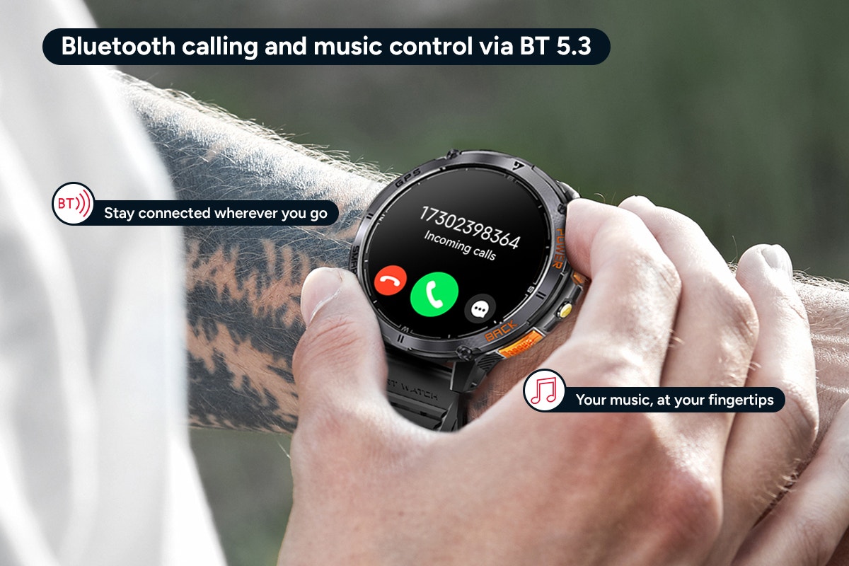 Kogan Active Tactical GPS Smart Sport Watch (Graphite)