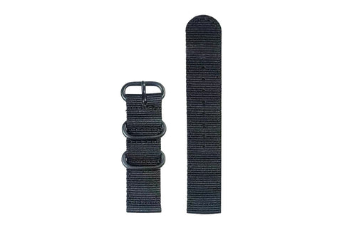 Nylon Strap for Kogan Active Tactical GPS Smart Sport Watch (Black)