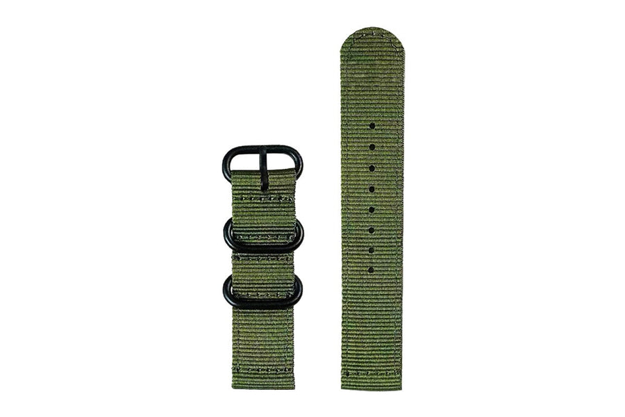 Nylon Strap for Kogan Active Tactical GPS Smart Sport Watch (Ranger Green)