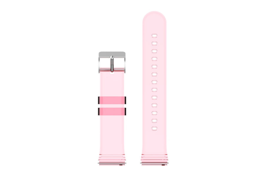 Strap for Kogan Aura Smart Watch  - Pink Transparent)