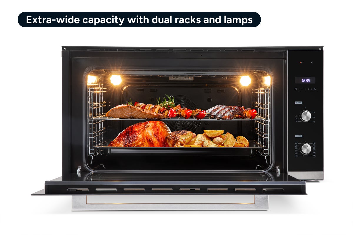 Kogan 90cm Electric Built-in Oven with Digital Timer (10 Functions)