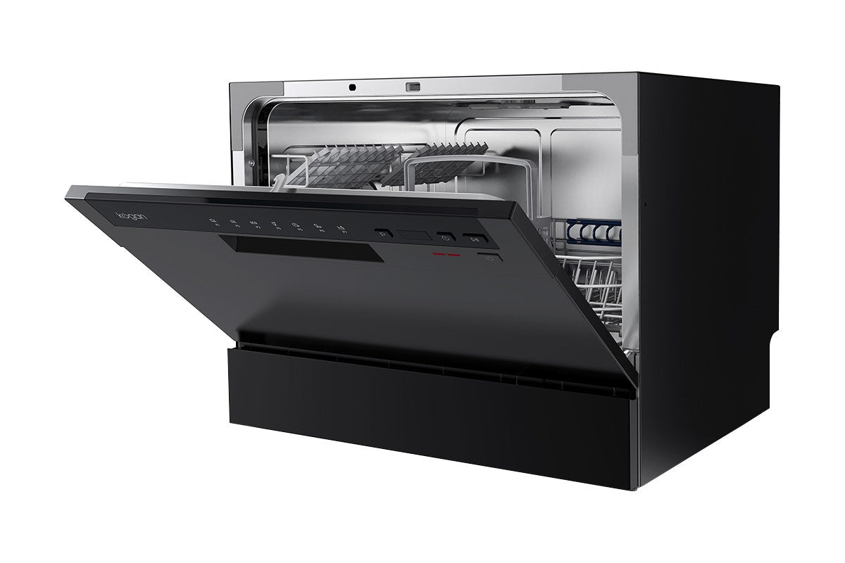 Kogan Benchtop Dishwasher (6 Place, Black)