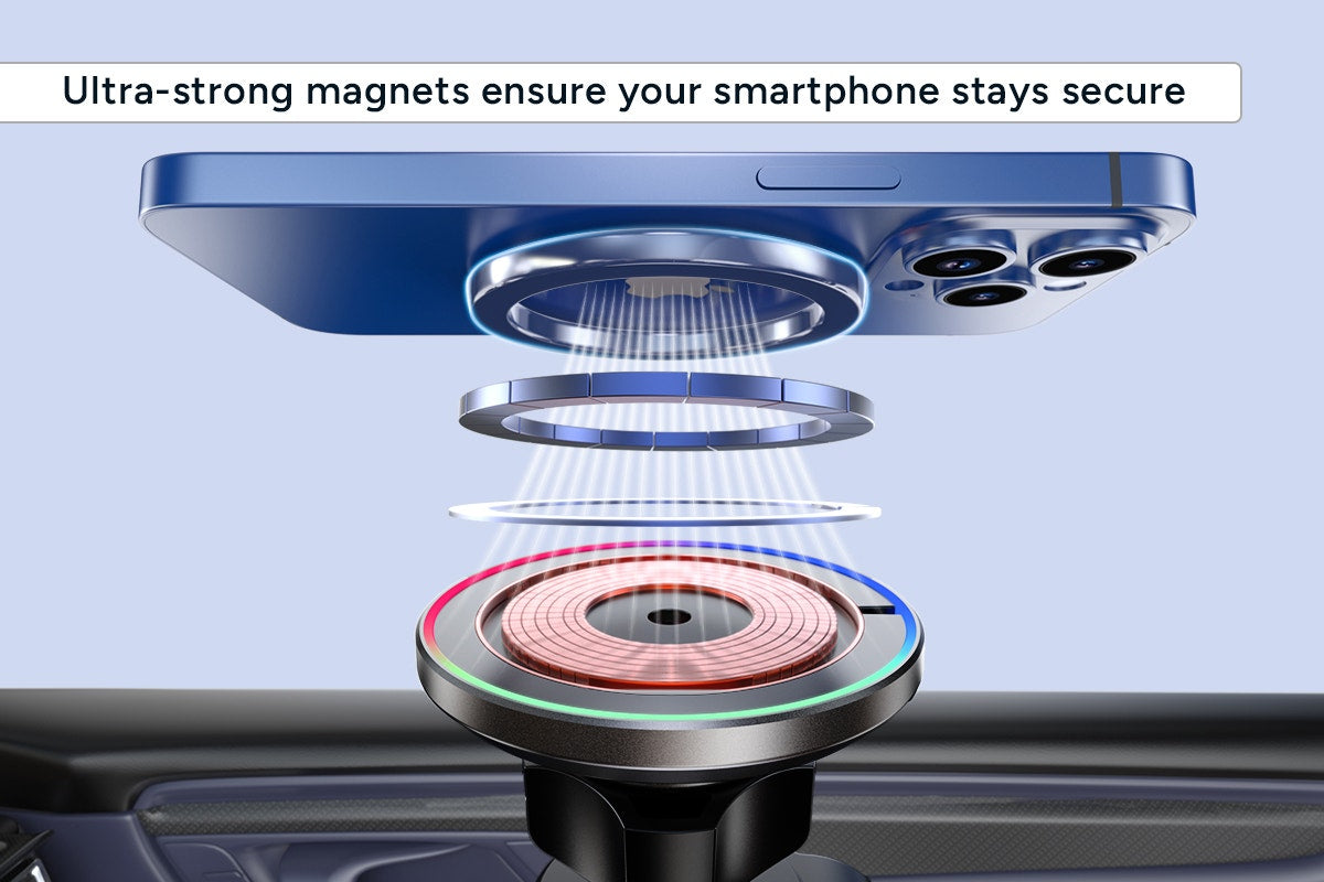 Kogan Qi2 15W Magsafe Compatible Wireless Car Charger