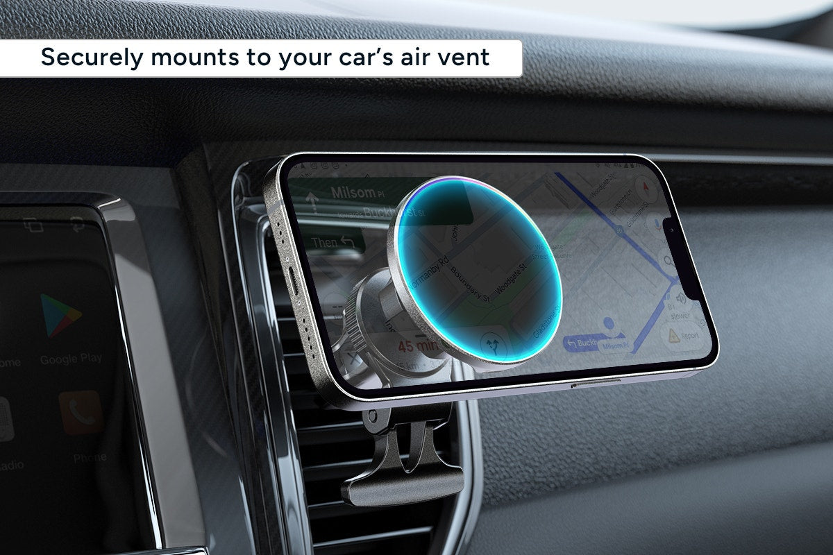 Kogan Qi2 15W Magsafe Compatible Wireless Car Charger