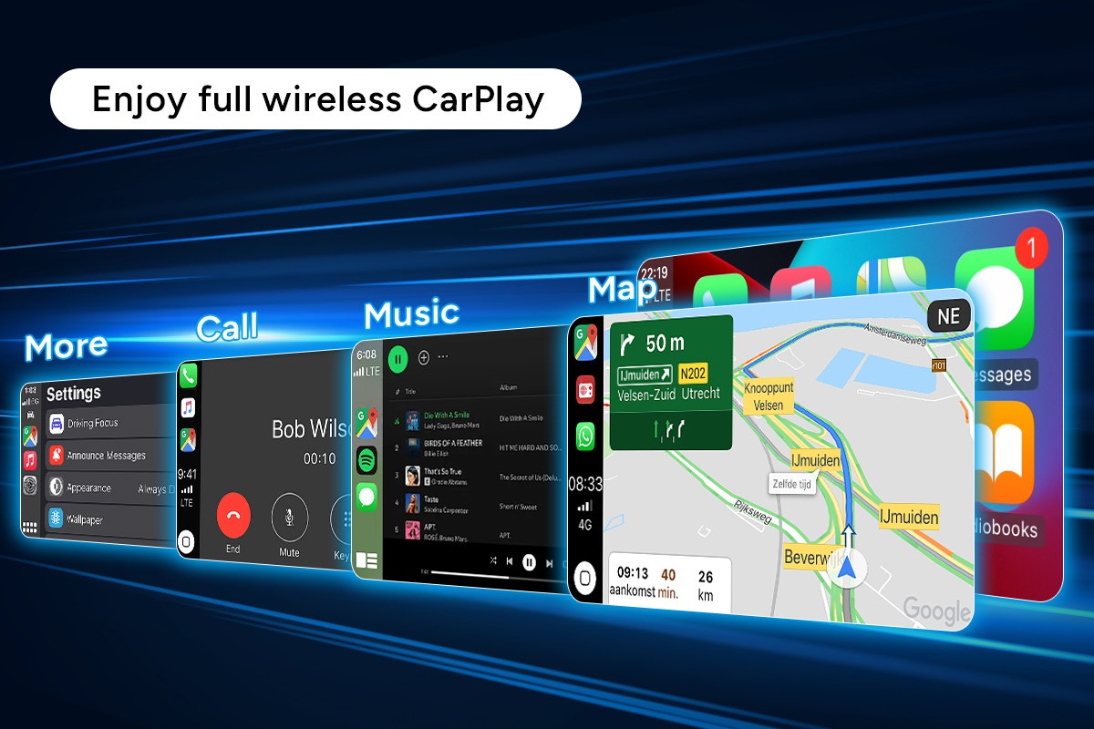 Kogan Wireless CarPlay Adapter for Apple Devices