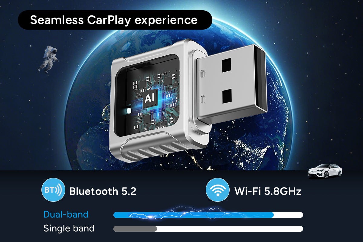 Kogan Wireless CarPlay Adapter for Apple Devices