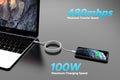 Kogan 100W PD Silicone USB-C Charge Cable  - 2m)