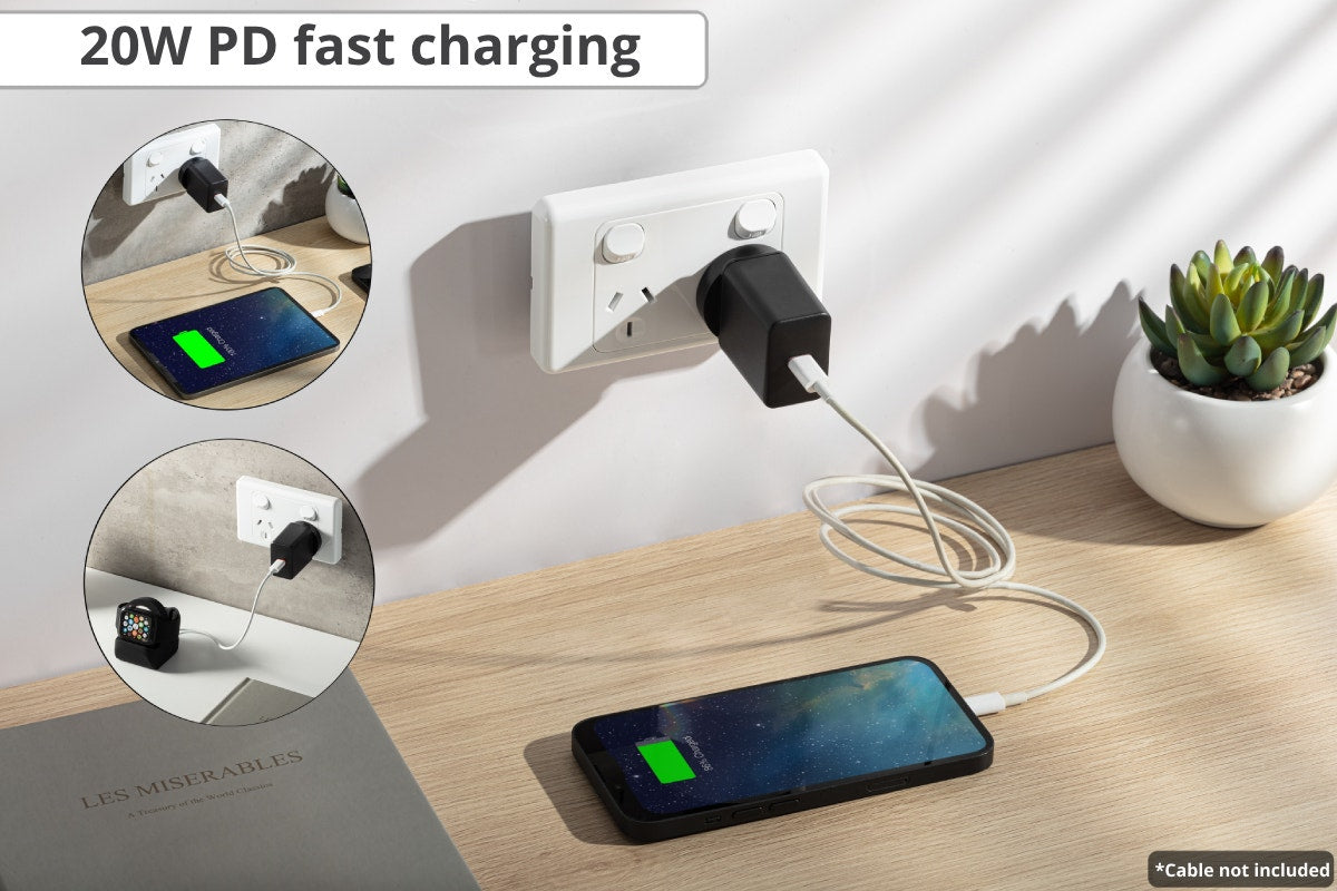 Kogan 20W PD USB-C Fast Phone Charger - SuperSaverAU - view 5