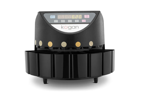 Kogan Coin Sorter & Counter (Black)