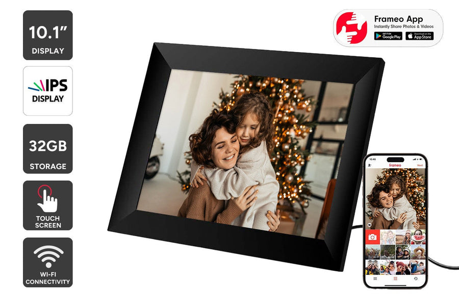 Kogan 10.1" Wi-Fi Digital Photo Frame with Frameo App - 32GB,Black - SuperSaverAU - view 1