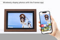 Kogan 10.1" Wi-Fi Digital Photo Frame with Frameo App - 32GB,Wood - SuperSaverAU - view 3
